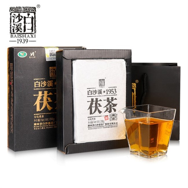 白沙溪安化黑茶金花獲磚特級御品獲茶318g